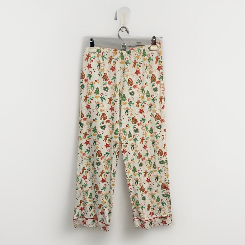 Roller Rabbit Gingerbread Party Pajamapants Small Pima‎ Cotton